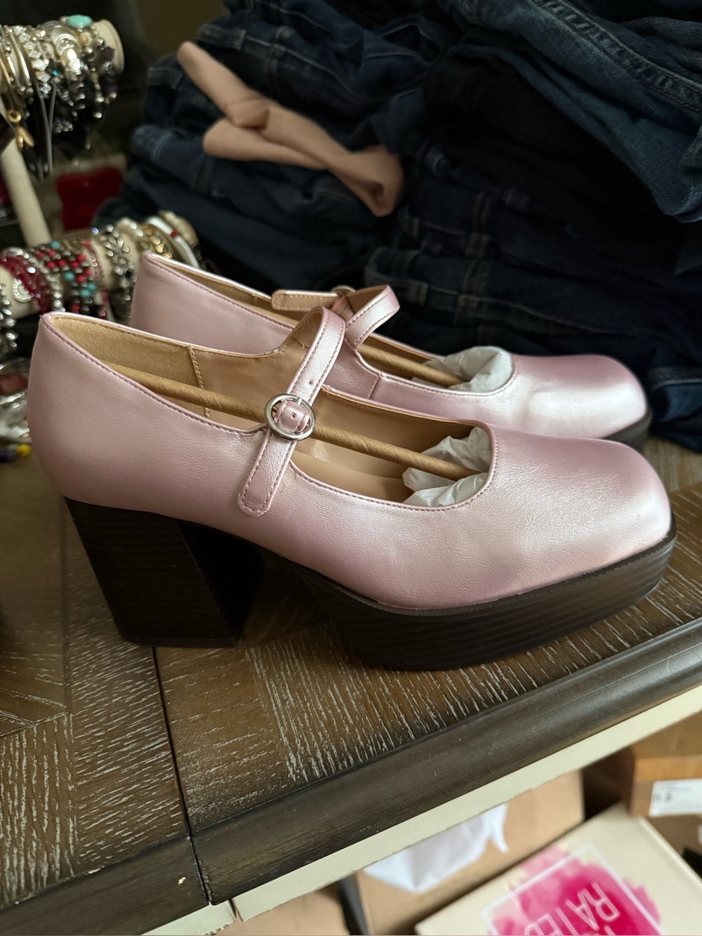 New! Coconuts by Matisse Pink Mary Jane Platform Heels